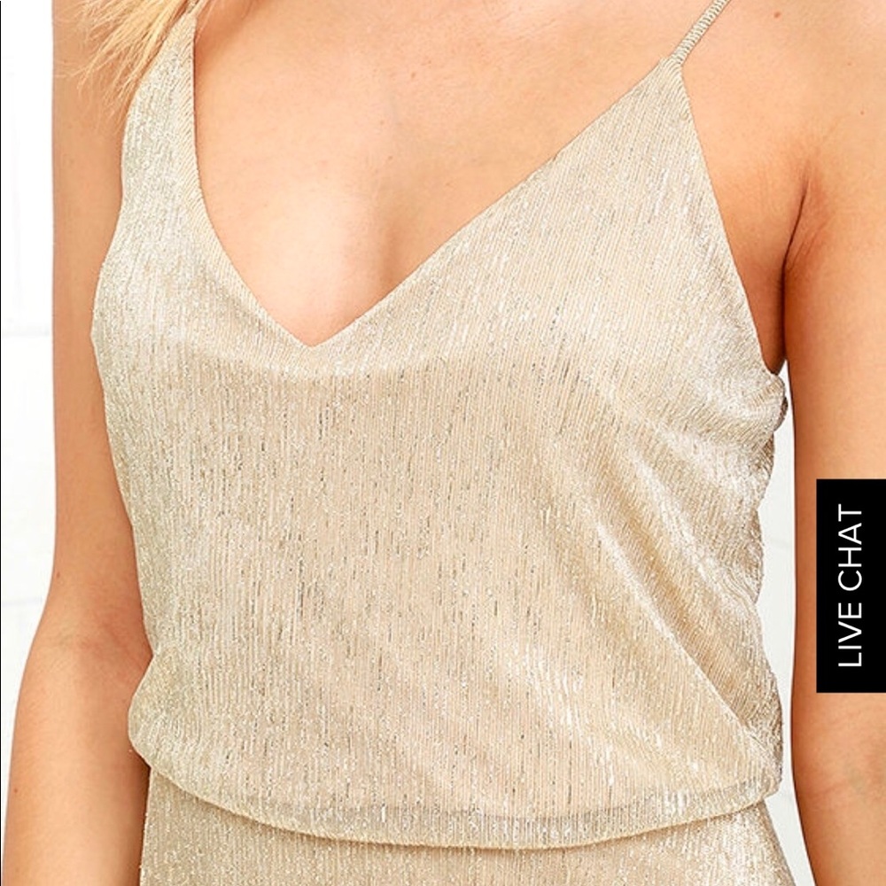 Gold dress